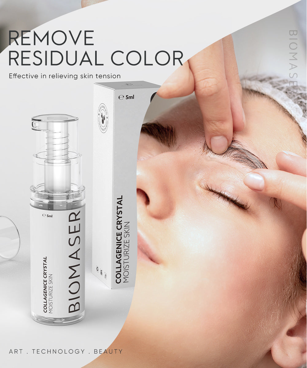 Biomaser USA-Shipped Collagen Ice Crystal for Eyebrow Aftercare