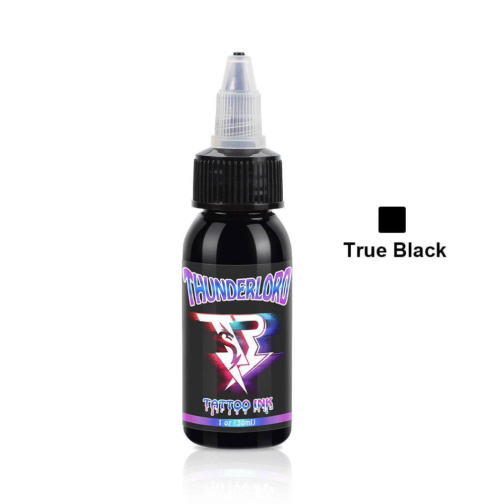 Thunderlordpower Tattoo Ink Ture Black 1OZ/30ML