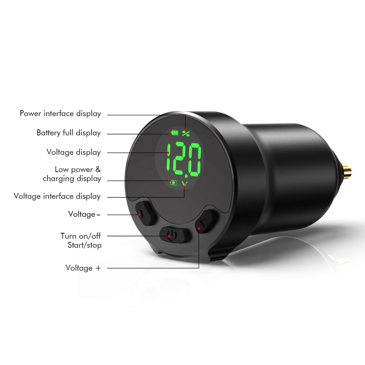 Digital Wireless Kits Tattoo Power Supply Tattoo Machine DC004