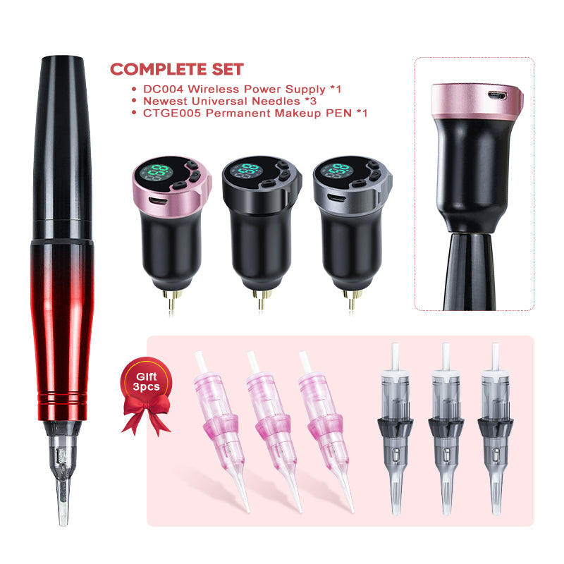 CTGE005 Mini Rotary Pen Tattoo Machine Coreless Motor for Eyebrow Tattoo