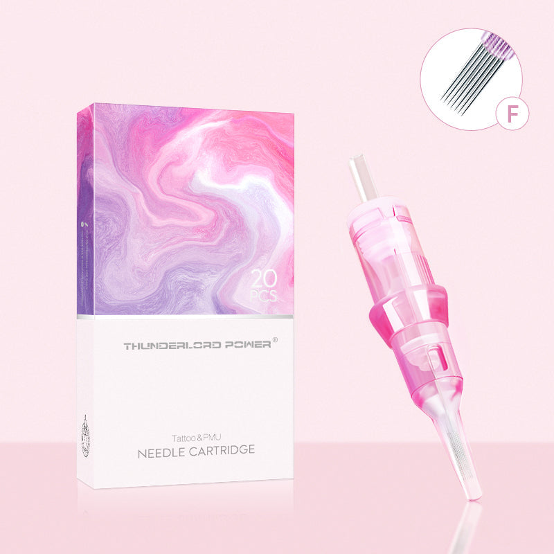 F FLAT ThunderlordPower Tattoo Permanent Makeup Needle Cartridges for standard tattoo pen machine