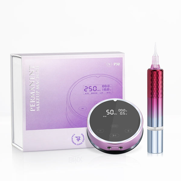 Tattoo Permanent Make Up Machine Kit with universal tattoo cartridge needle ThunderlordPower P30