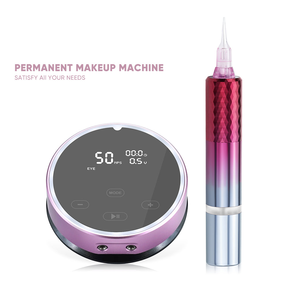 Tattoo Permanent Make Up Machine Kit with universal tattoo cartridge needle ThunderlordPower P30