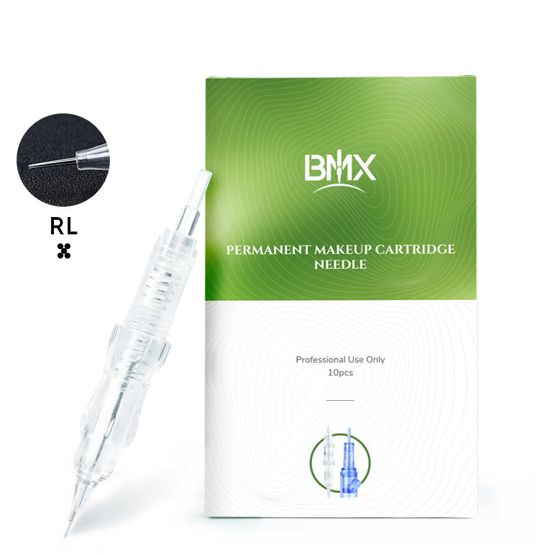 RL Round Liner BMX Screw SMP Permanent Makeup Cartridge Needles for BMX Permanent makeup Machine 10PCS