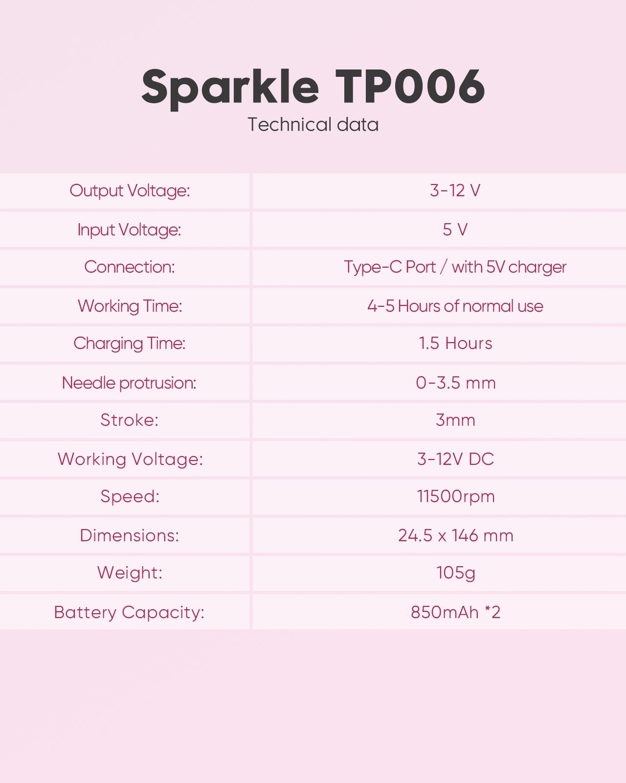 Biomaser Sparkle TP006 Permanent Makeup Machine