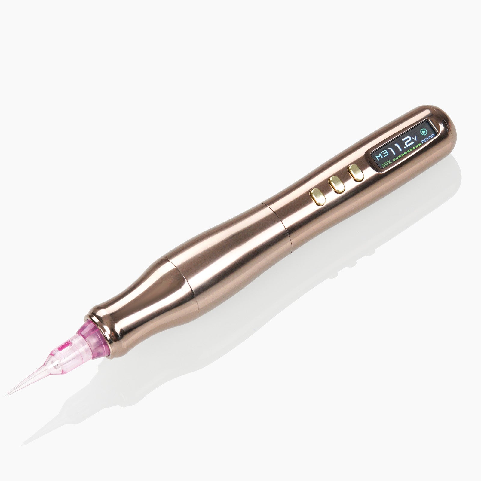 Biomaser TP006 Wireless PMU Machine - Dual Battery, Swiss Motor, Silent & Lightweight for Eyebrows & Lips