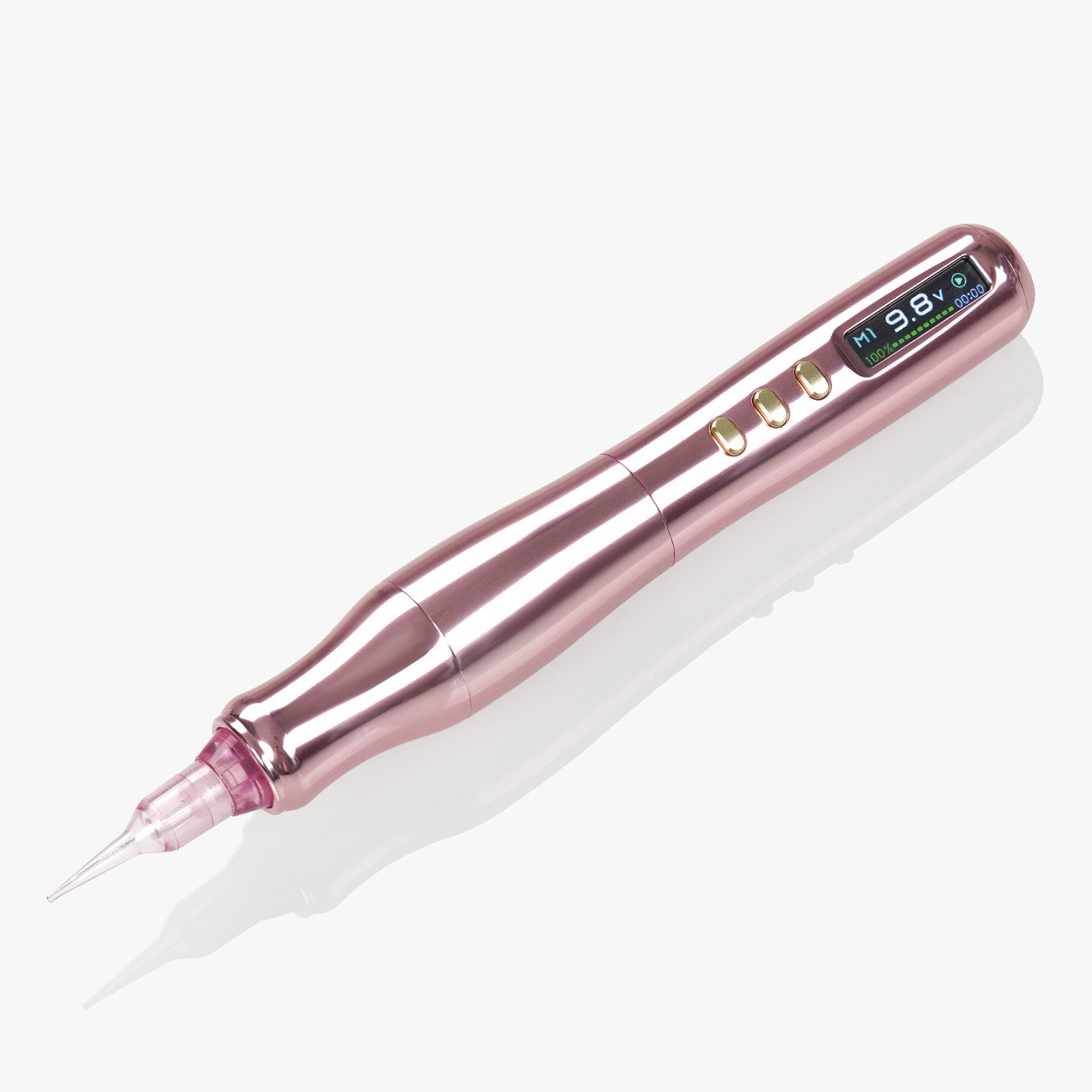 Biomaser TP006 Wireless PMU Machine - Dual Battery, Swiss Motor, Silent & Lightweight for Eyebrows & Lips