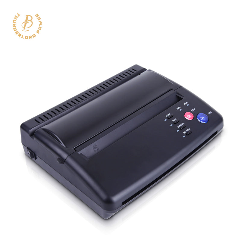 Thunderlord attoo Stencil Printer Portable Mini Tattoo Transfer Machine  Thermal Tattoo Printer Copier with 20pcs Transfer Paper for tattooing