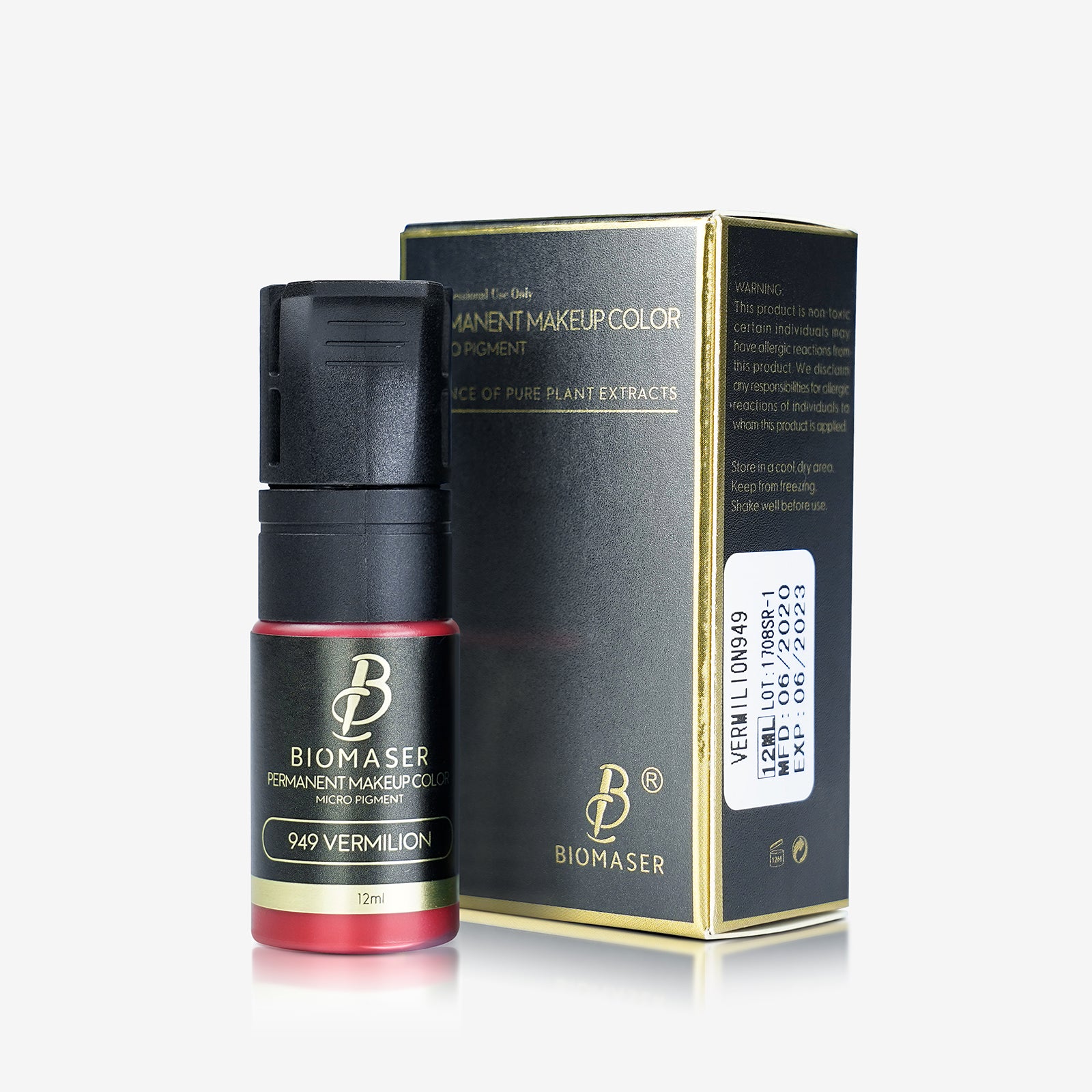 Lip liquid Biomaser pigment ink for Permanent Makeup Micropigmentation Machine Pigment 12ml