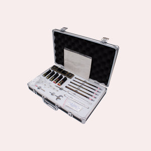 Biomaser Microblading permanent makeup kit, aluminum case with tattoo supplies